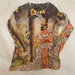 Graphic Cuba Long Sleeve vintage y2k